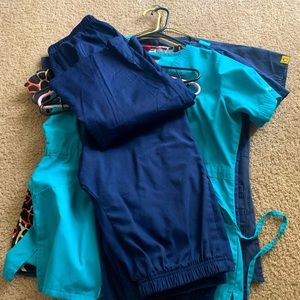 Small and Medium Scrub Pants